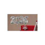 Deniz Party Store Yılbaşı 2026 Folyo Balon Her Rakam Boyutu 36 - 40 Cm Gümüş