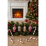Deniz Party Store yılbaşı noel babalı şeker 6 lı baston 2 li çam ağacı süs set