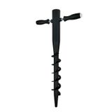 Deniz Plaj Şemsiyesi Metal Sabitleme Kazığı - Siyah