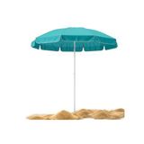 Deniz Plaj ve Balkon Şemsiyesi - Fiberglass Paslanmaz İskelet, Alüminyum Gövde, Canlı Renkler İç Dokumalı Kumaş Polyester ve Pamuklu 170 cm (Cırt Cırt Hediyeli)