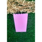 DENİZ Popcorn Kutusu ( Mısır , Cips Kutusu ) 8 Adet Pembe