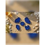 Deniz Temalı Kurabiye Kalıbı Seti – 5-8 cm | Deniz Kızı, Kaplumbağa, Yengeç, Deniz Atı