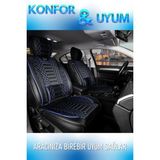 Deniz Tuning Bmw 5 Serisi 524 5 Parça Set Royal Siyah Mavi Oto Koltuk Kılıfı