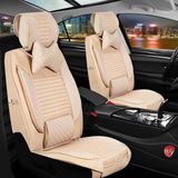 Deniz Tuning Bmw 5 Serisi 530 5 Parça Set Urban Bej Deri Oto Koltuk Kılıfı