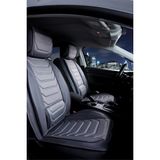 Deniz Tuning volkswagen cc Lüx Uyumlu Deri Oto Koltuk Kılıfı 5'li Set Tam Takım Lıne Füme