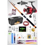 Deniz Ve Göl Profesyonel Olta Takımı Seti 1 (Metal 6000'Lik Makine + 360Cm 100-300G Atarlı Kamış)
