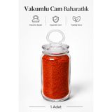 Denizcan Home Vakumlu Cam Baharatlık Halka Kapak 1 Adet 320 ml