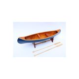 Denizcilik Grubu – Vietnam Ahşap Peterborough Maket Gemi | Dekoratif Obje 60 CM