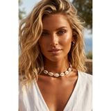DENİZDENAL Deniz Kabuğu Choker Tasma Kolye