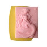 Denizkızı Şeklinde Silikon Pasta ve Seker Hamuru Kalibi 6x7,5x1,5 cm