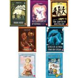 Denizler Altında Yirmi Bin Fersah - Tom Sawyer'in Maceraları - Beyaz Diş - Robin Hood - Pollyanna - Pinokyo - Alice Harikalar Diyarında - 7 Kitap Set