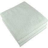 Denizli Çeyiz 3 Adet Saç Boyası Tutmayan Mikrofiber El-Yüz-Kuaför-Spor-Havlusu3 - 50 x 90 cm - Beyaz