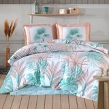 Denizli Çeyiz Clasy Çift Kişilik 4 Mevsim Kapitone Nevresim Seti Sone Mint - 220 x 230 cm