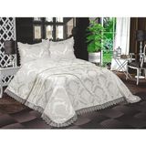 Denizli Çeyiz Prestij Home Jakarlı Şönil Pike Yatak Örtüsü Takımı Aden - Çok Renkli - 1 x 32 x 27 cm