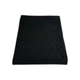 Denizli Çeyiz Siyah Renk Pamuk El Yüz Kuaför Spor Havlusu 50 x 90 cm Düz Desenli Ekstra Yumuşak - 50 x 90 cm