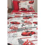 DENİZLİ ÇEYİZ Tek Kişilik Çocuk Nevresim Takımı Araba Kırmızı 160 x 220