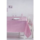 Denizli Concept 170X170 Pembe Pötikareli Masa Örtüsü