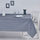 Denizli Concept 170X170 Siyah Pötikareli Masa Örtüsü