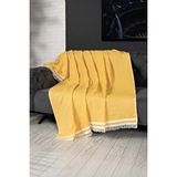 Denizli Concept Alinda Koltuk Örtüsü Hardal 170x230 Cm Sarı
