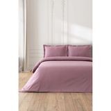 Denizli Concept Bristol Nevresim Takımı Tek Kişilik Gül Kurusu - 160 x 200 cm