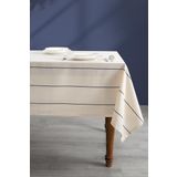 Denizli Concept Lacivert Çizgili Luna Masa Örtüsü - Modern Ve Şık Tasarım - 150X220 Cm