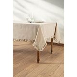 Denizli Concept Selendi Fırfırlı Masa Örtüsü Bej 150x220 Cm