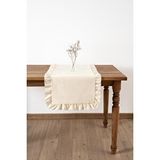 Denizli Concept Selendi Fırfırlı Runner Naturel 50x150 Cm Ekru