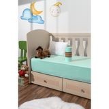 Denizli Concept Sunny 2'li Lastikli Bebek Çarşafı 70*140 - Açık Mavi - 0 - 18 Ay