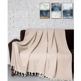 Denizli Concept Trendy Bej 170x230 cm Koltuk Örtüsü