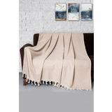 Denizli Concept Trendy Bej Koltuk Örtüsü 170x230, Modern Koltuk Dekoru - Mevsimlik Kumaş