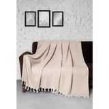 Denizli Concept Trendy Koltuk Örtüsü Bej 2'li Set - 170 x 300 cm