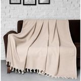 DENİZLİ CONCEPT Trendy Koltuk Örtüsü Bej 2'li Set 170x230cm