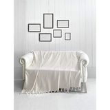Denizli Concept Trendy Koltuk Örtüsü Naturel 170 x 230