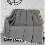 Denizli Concept Trendy Koltuk Örtüsü Siyah 2'li Set - 170 x 230 cm