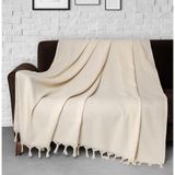 DENİZLİ CONCEPT Trendy Naturel Koltuk Örtüsü 2'li Set 170x230