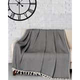 Denizli Concept Trendy Siyah 170x230 cm Koltuk Örtüsü