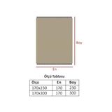 Denizli Concept Trendy Siyah 170x300 cm Koltuk Örtüsü