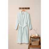 Denizli Concept Unisex Kimono Müslin Bornoz Mint - 2XL