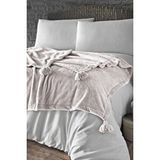 Denizli Concept Vizon Renkli Yumuşak Battaniye 160x200 - Tüylenmez Peluş Battaniye (No Color)