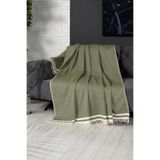 Denizli Concept Yeşil Koltuk Örtüsü 170x230 Cm - Modern Tarz Koltuk Örtüsü -çizgili Desen
