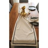 denizli hatırası %100 Pamuklu Doğal Keten Otantik Bohem Jüt Şeritli Runner 43x145cm