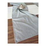 Denizli Hatırası Buldan Renkli Keten Yıkanmış Yumuşak Düz Runner 45 X 115 Cm