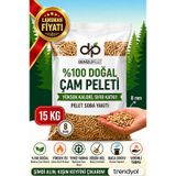 Denizli Pelet %100 Doğal Çam Pelet Kedi Kumu & Yakıt 30 L15 KG 6 MM İnce Taneli