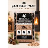 Denizli Pelet 100% Doğal Çam Peleti 20 Lt (10 kg) - Yüksek Kalorili Pelet Yakıtı & Soba Peleti