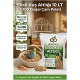 Denizli Pelet Premium Kuş Kumu %100 Doğal Çam Peleti Kanarya Muhabbet Papağan Bülbül Kafes Altlığı 10 LT