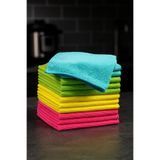 denizlicotton 3 Adet 40x40 Mikrofiber Temizlik Bezi, Mutfak Bezi, Tezgah Bezi -