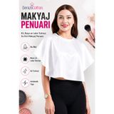 denizlicotton Makyaj Penuarı Su İtici Boya ve Leke Tutmayan Kıl Tutmaz Profesyonel Kullanım Beyaz