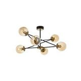 Denklem Modern Avize E27 72w 80cm Metal Eskitme Avonni-av-1786-6e Kaplama