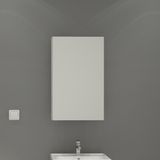 Denko 50 cm Terra MDF Beyaz Aynalı Üst Modül Banyo Dolabı