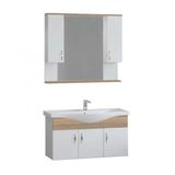 Denko Akyazı 100 cm Mdf Alize Banyo Dolabı Takımı